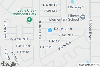 Map image of the property - 4580 S 204th E Ave