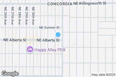 Map image of the property - 3265 NE Alberta St