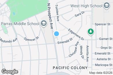 Map image of the property - 110 N Prospect Ave