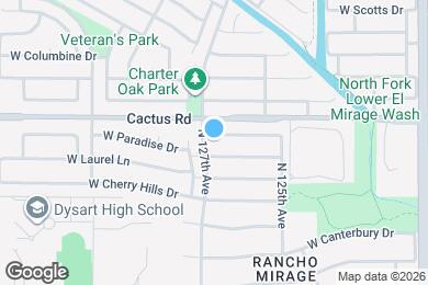 Map image of the property - 12649 W Shaw Butte Dr