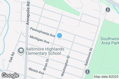 Map image of the property - 2907 Pennsylvania Ave