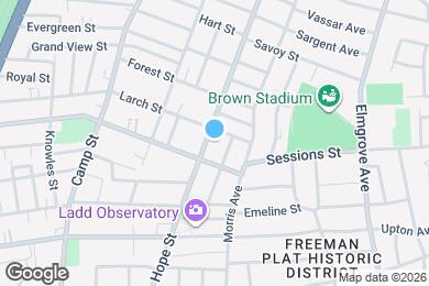 Map image of the property - 551 Hope St