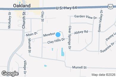 Map image of the property - 125 Clay Hills Dr