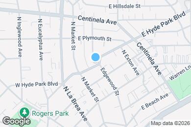 Map image of the property - 231 E Hyde Park Blvd