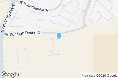 Map image of the property - 2121 W Sonoran Desert Dr