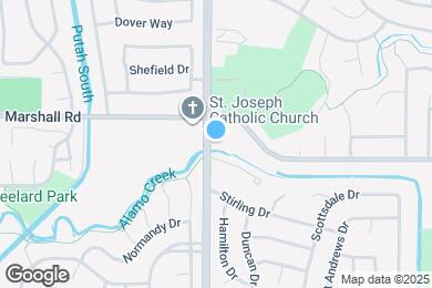 Map image of the property - 1801 Marshall Rd