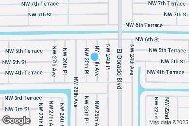 Map image of the property - 424 NW 25th Ave