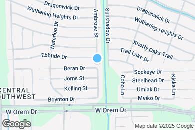 Map image of the property - 3102 Beran Dr