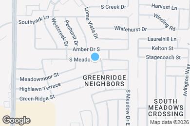 Map image of the property - 2821 S Meadow Dr