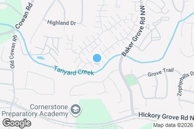 Map image of the property - 408 Windcroft Cir NW