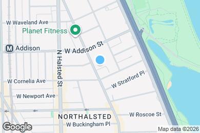 Map image of the property - 3525 N Broadway