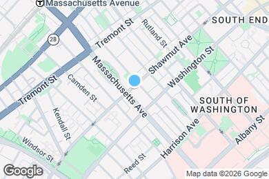 Map image of the property - 524 Shawmut Ave