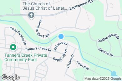 Map image of the property - 12204 Palomar Dr