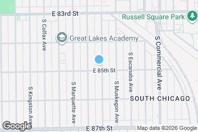 Map image of the property - 8452 S Burnham Ave