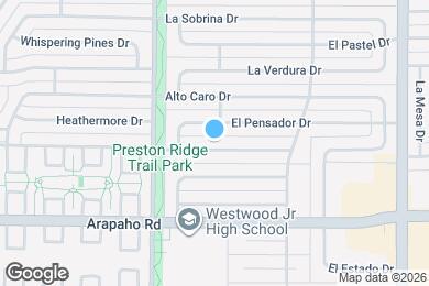 Map image of the property - 7651 La Bolsa Dr