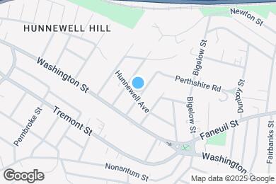 Map image of the property - 41 Hunnewell Ave