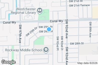 Map image of the property - 9340 SW 26th St