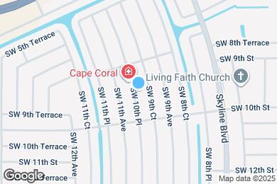Map image of the property - 813 SW 10th Pl