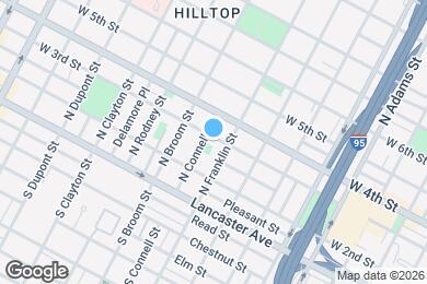 Map image of the property - 1316 W 3rd St