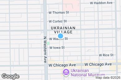 Map image of the property - 2307 W Walton St