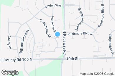 Map image of the property - 1159 Valley Forge Dr