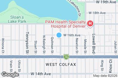 Map image of the property - 1581 Perry St