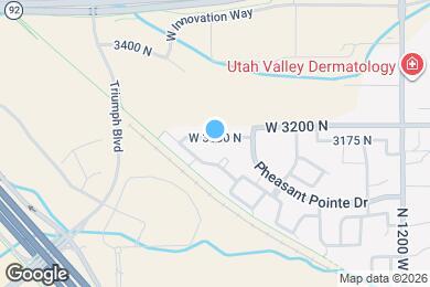 Map image of the property - 1655 W 3180 N