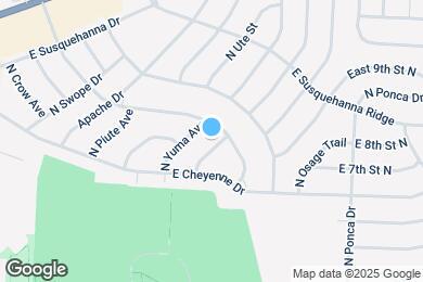 Map image of the property - 716 N Choctaw Ave