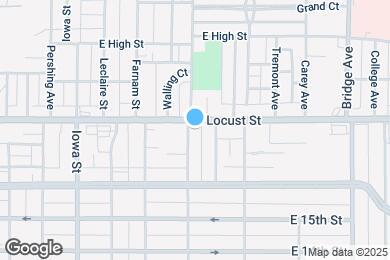 Map image of the property - 1825 Grand Ave