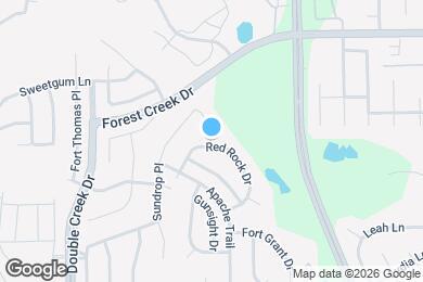 Map image of the property - 1844 Red Rock Dr