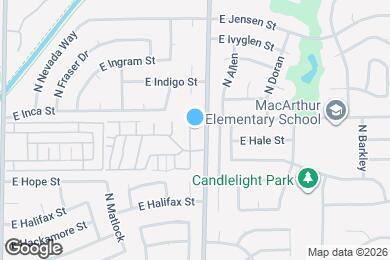 Map image of the property - 1550 N Stapley Dr
