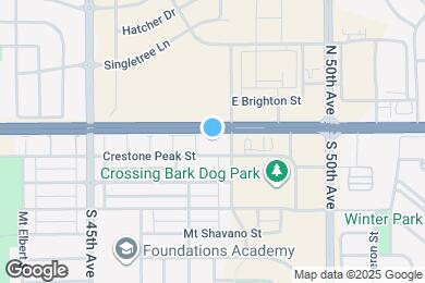 Map image of the property - 4775 Crestone Peak St