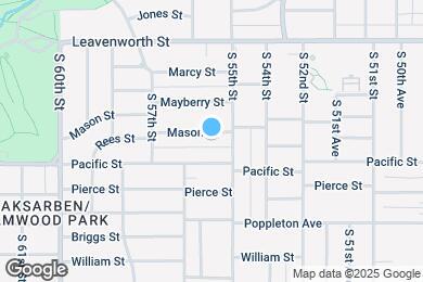 Map image of the property - 5519 Mason St
