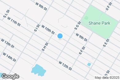 Map image of the property - 1420 W 10th St