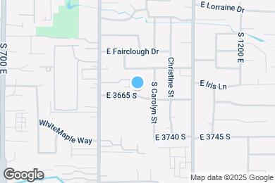 Map image of the property - 979 E 3665 S
