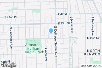 Map image of the property - 4339 S Evans Ave
