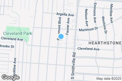 Map image of the property - 1640 Rosemont Blvd