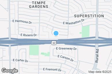 Map image of the property - 427 E Riviera Dr