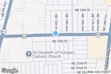 Map image of the property - 1350 E Sample Rd