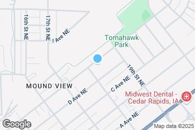 Map image of the property - 1817 E Ave NE