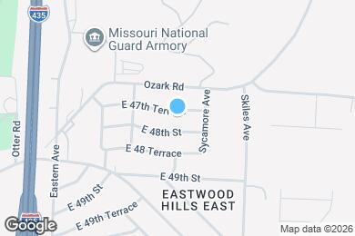 Map image of the property - 7819 E 47th Terrace