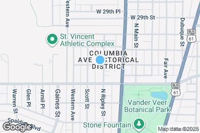 Map image of the property - 405 W Columbia Ave