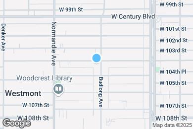 Map image of the property - 1210 W 104th St