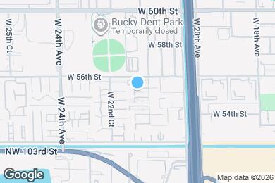 Map image of the property - 5480 W 21st Ct