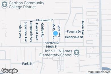 Map image of the property - 16422 McRae Ave