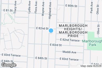 Map image of the property - 8215 Highland Ave