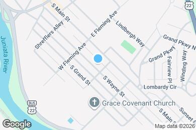 Map image of the property - 535 S Wayne St