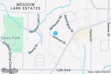 Map image of the property - Room in House on Jackson Dr