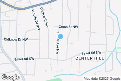 Map image of the property - 605 Cedar Ave NW