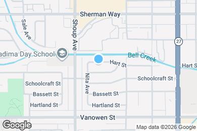 Map image of the property - 22306 Hart St